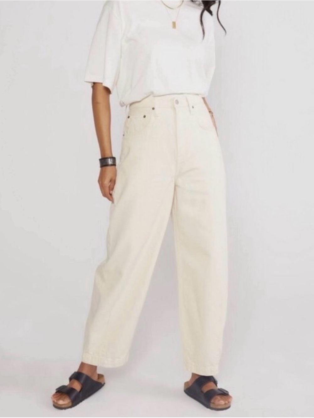 Etica Cream/Off-White Women’s Jeans